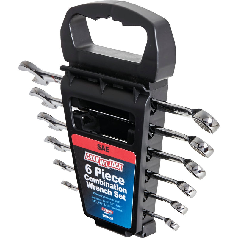 Channellock Standard 12-Point Combination Wrench Set (6-Piece)