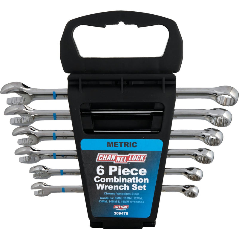 Channellock Metric 12-Point Combination Wrench Set (6-Piece)