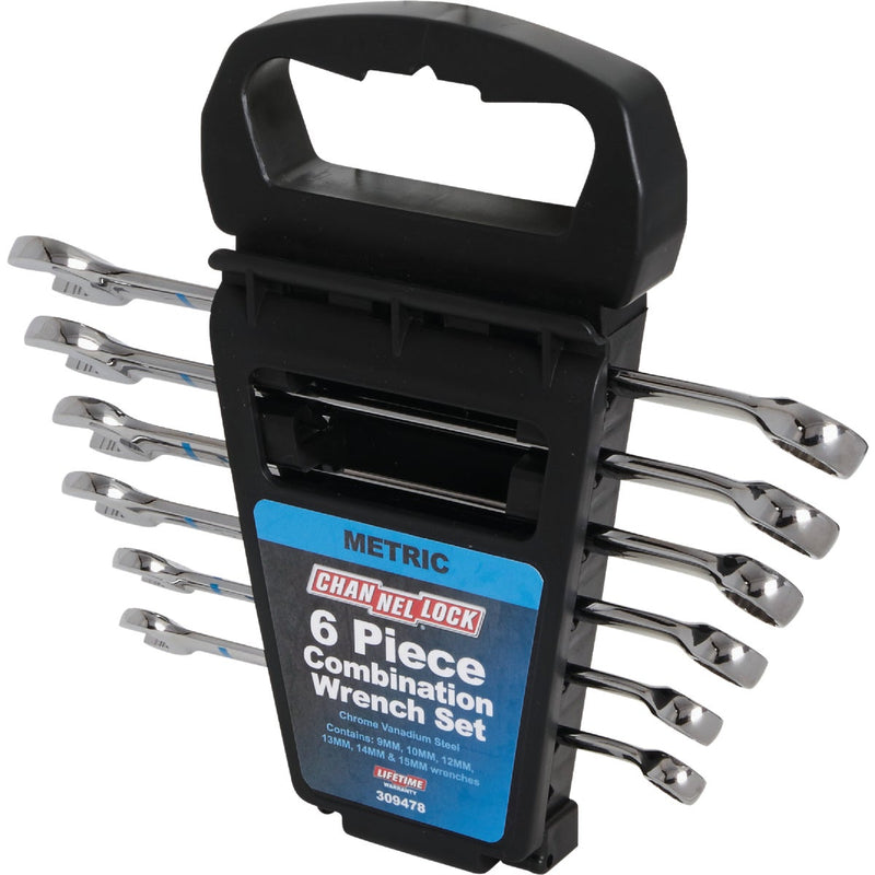 Channellock Metric 12-Point Combination Wrench Set (6-Piece)