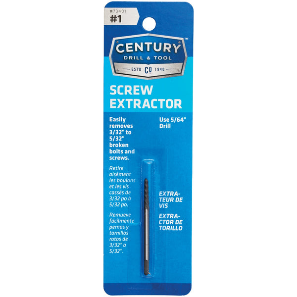 Century Drill & Tool #1 Spiral Flute Screw Extractor