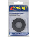 MagnetSource 1-3/4 In. Ceramic Magnet Ring (2-Pack)