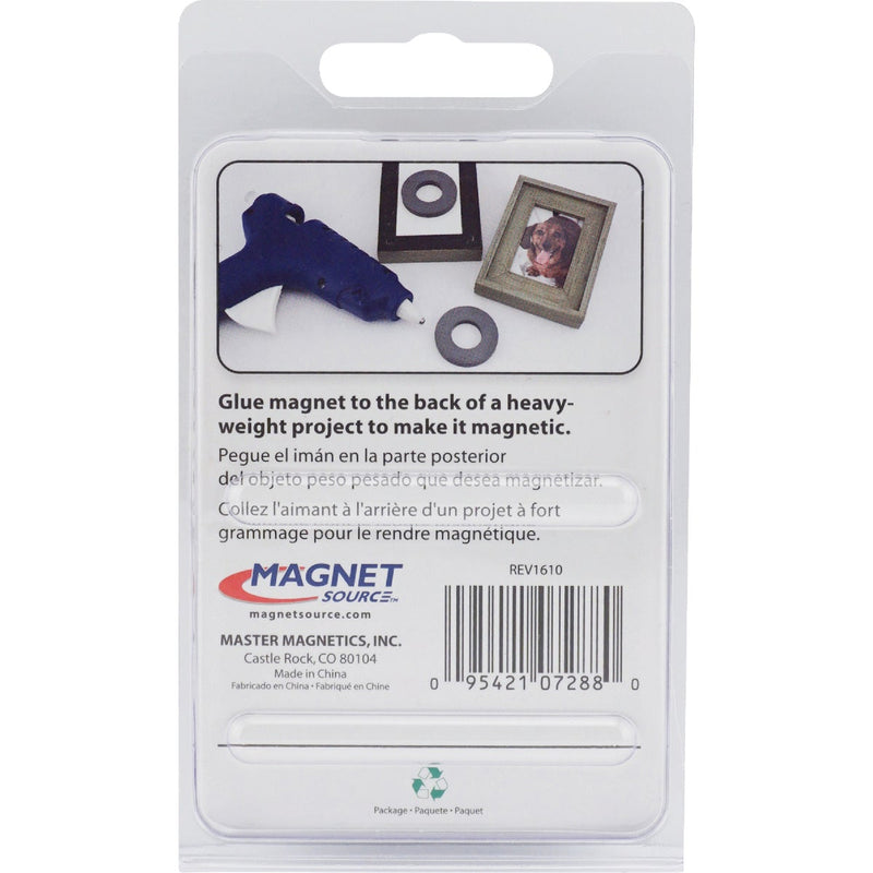 MagnetSource 1-3/4 In. Ceramic Magnet Ring (2-Pack)