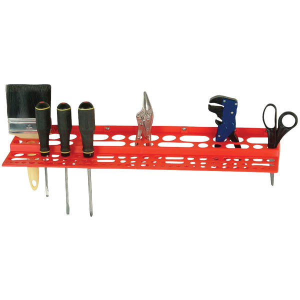 Quantum Storage Red Polypropylene Tool Rack