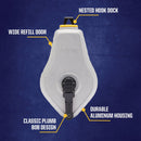 Irwin STRAIT-LINE 100 Ft. Classic Chalk Line Reel and Chalk, Blue