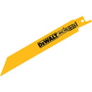 DeWalt 6 In. 10/14 TPI Wood/Metal Reciprocating Saw Blade (5-Pack)