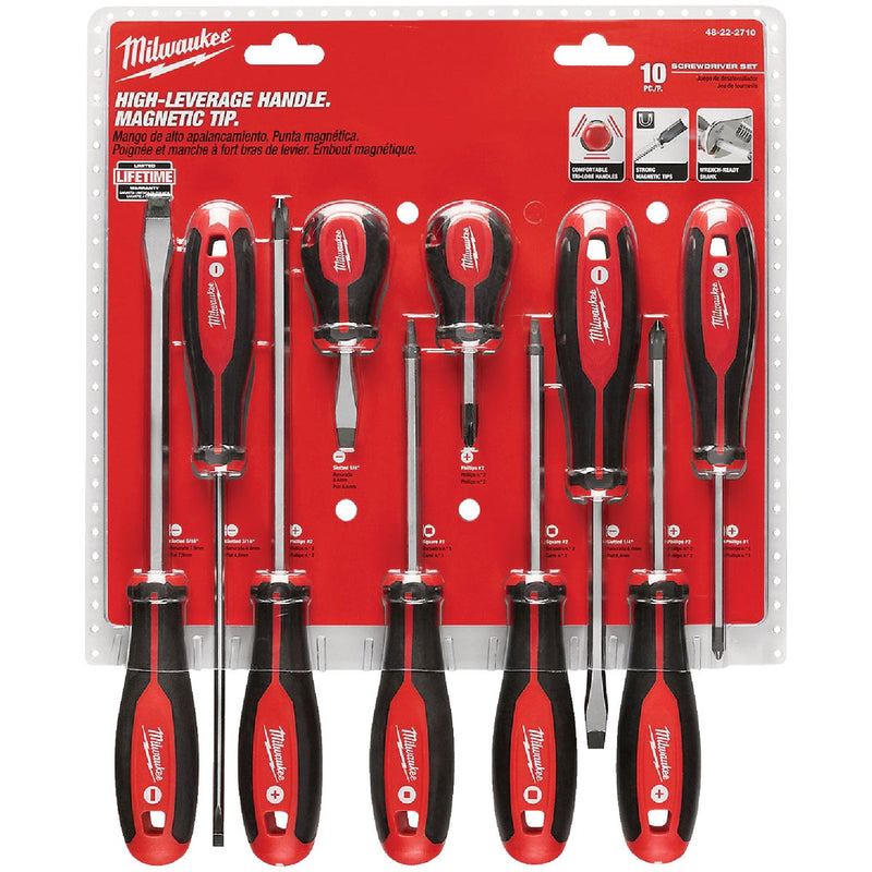 Milwaukee Screwdriver Set (10-Piece)