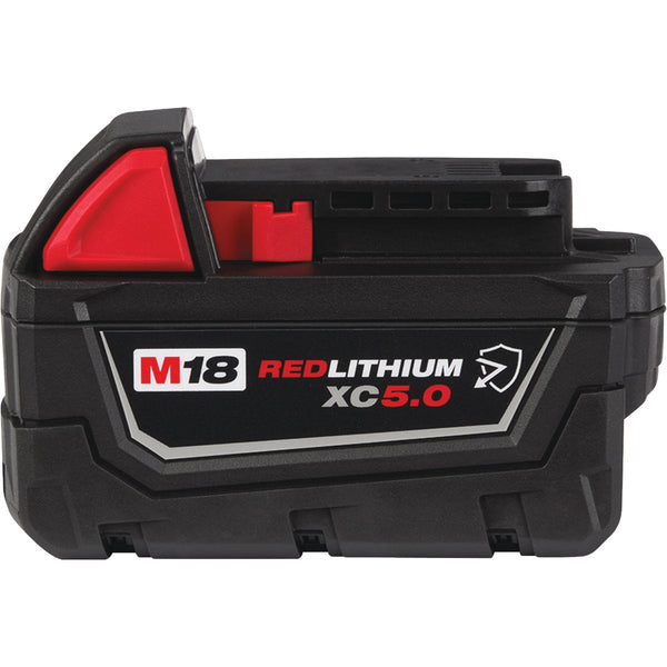 Milwaukee M18 REDLITHIUM Lithium-Ion 5.0 Ah Extended Capacity Resistant Tool Battery