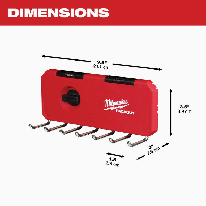 Milwaukee PACKOUT 7-Hook Rack