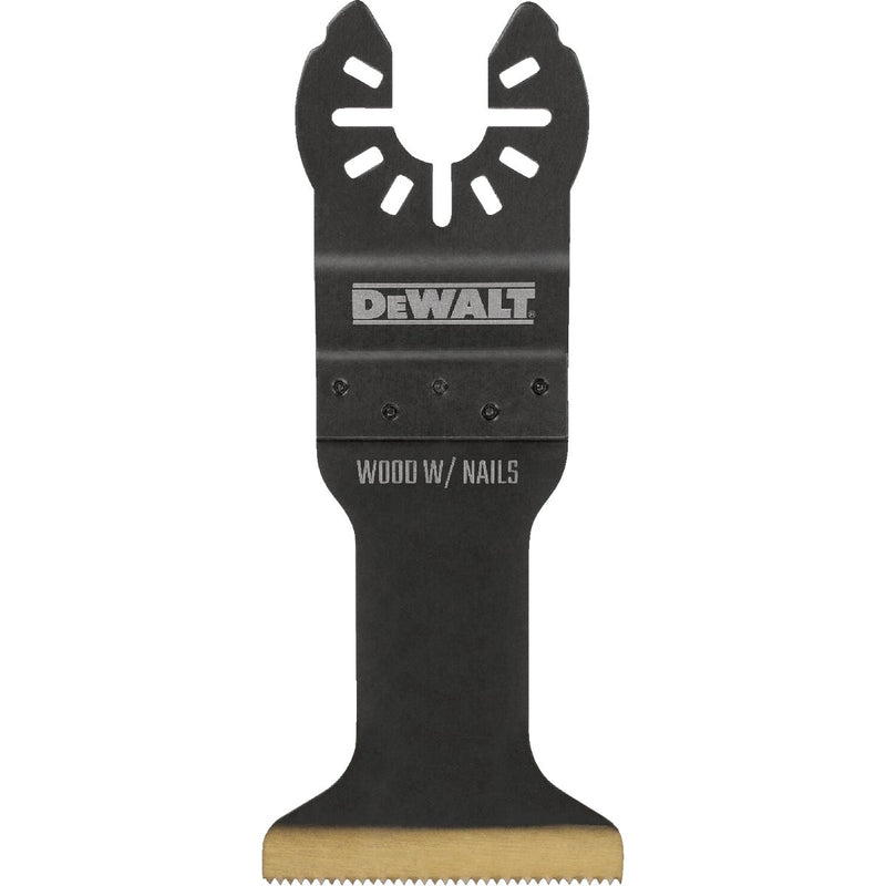 DEWALT Universal Fitment 1-3/4 in. Titanium Wood with Nails Oscillating Blade