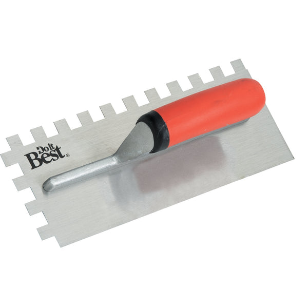 Do it Best 1/2 In. Square Notched Trowel