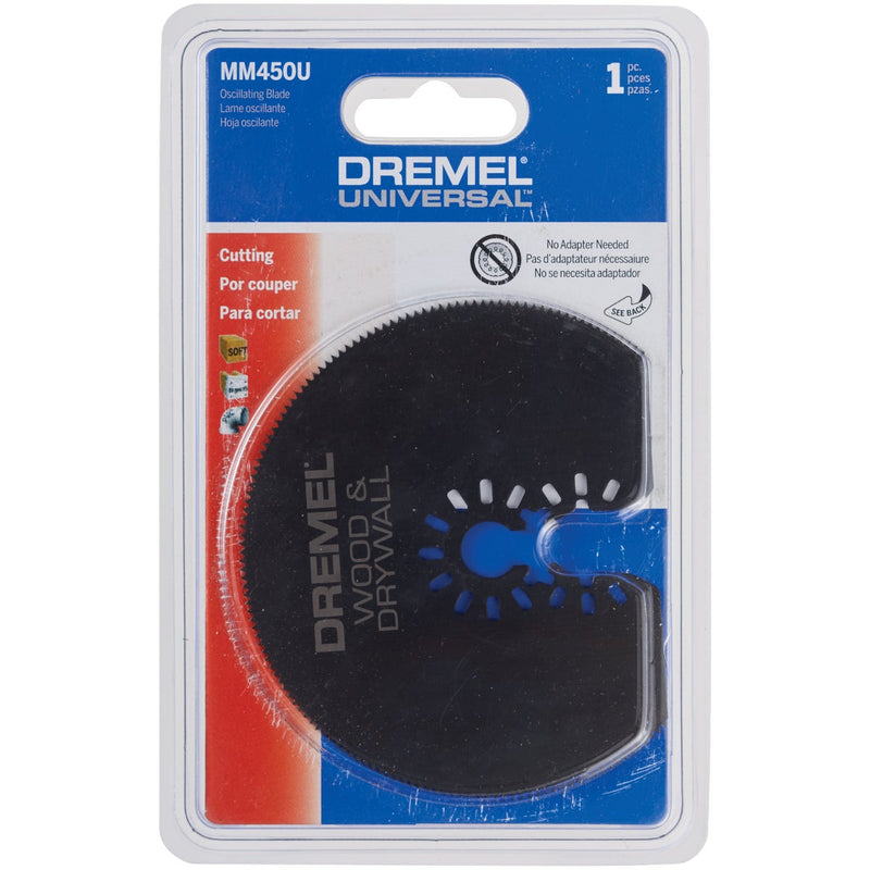 Dremel Universal 3-1/2 In. Carbon Steel Wood/Drywall Oscillating Blade