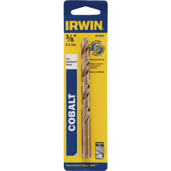 Irwin 3/8 In. Cobalt Pilot Point Drill Bit