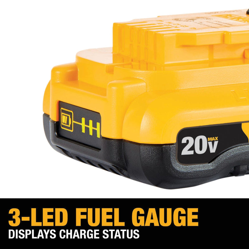 DEWALT 20V MAX Lithium-Ion 3.0 Ah Compact Battery Pack (2-Pack)