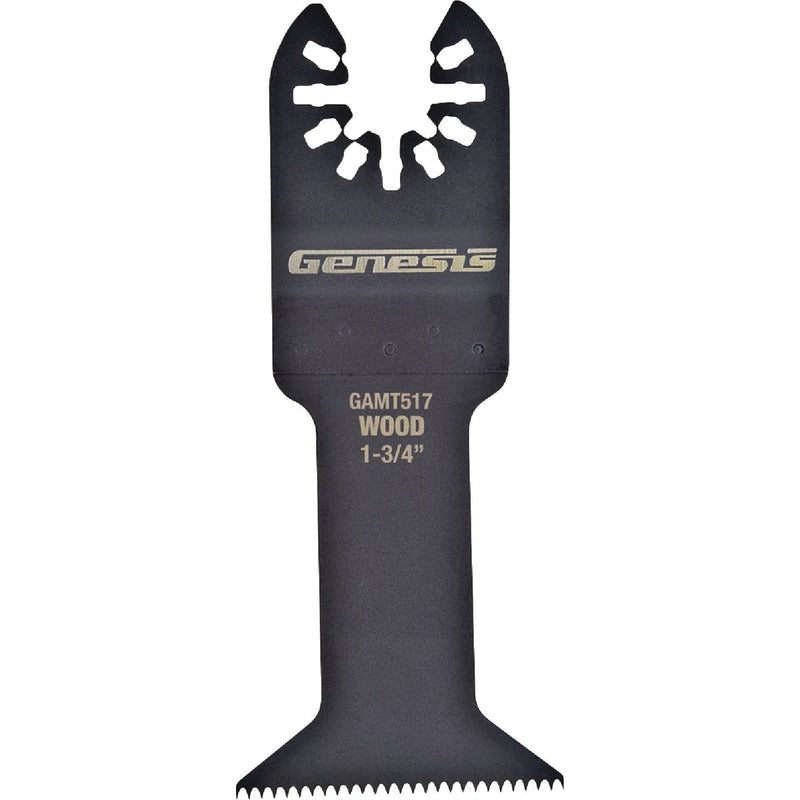 Genesis 1-3/4 In. HCS Coarse Tooth Flush Cut Oscillating Blade (2-Pack)