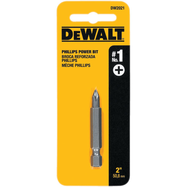 DEWALT Phillips #1 2 In. Power Screwdriver Bit