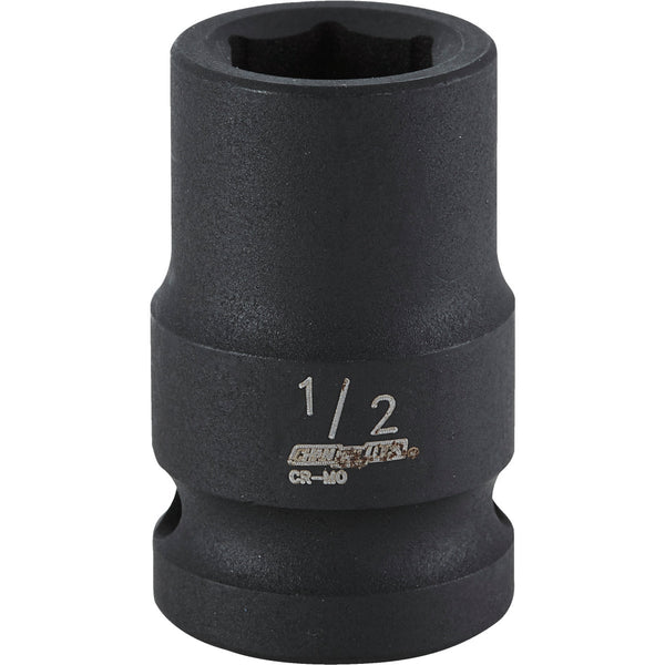 Channellock 1/2 In. Drive 1/2 In. 6-Point Shallow Standard Impact Socket