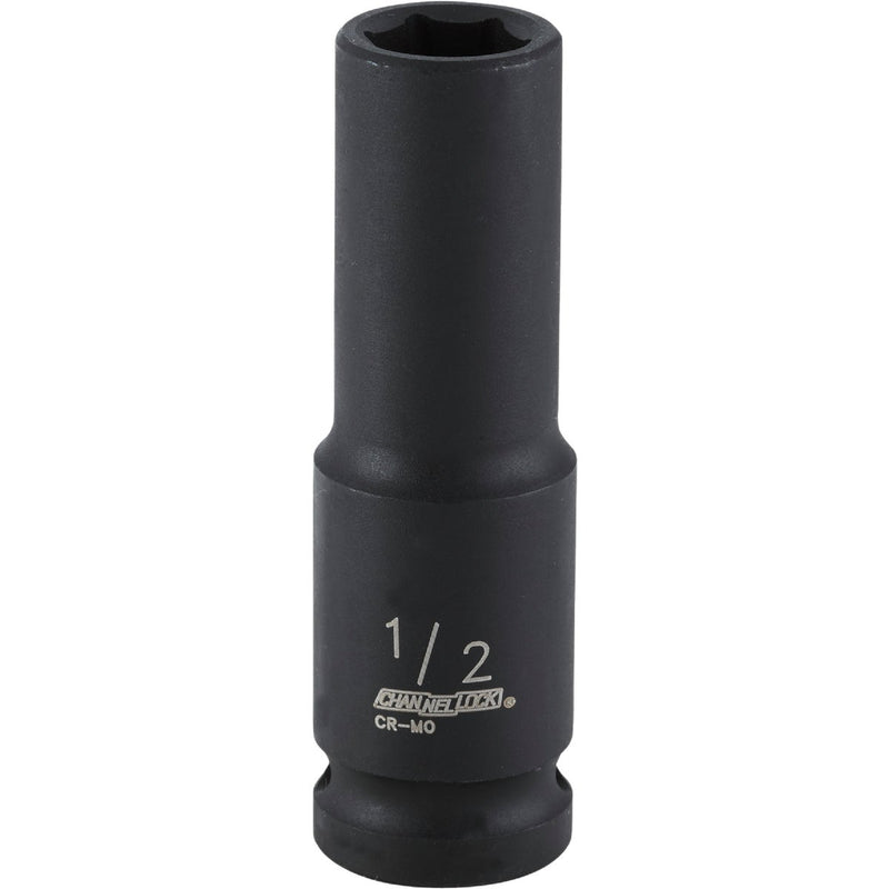 Channellock 1/2 In. Drive 1/2 In. 6-Point Deep Standard Impact Socket