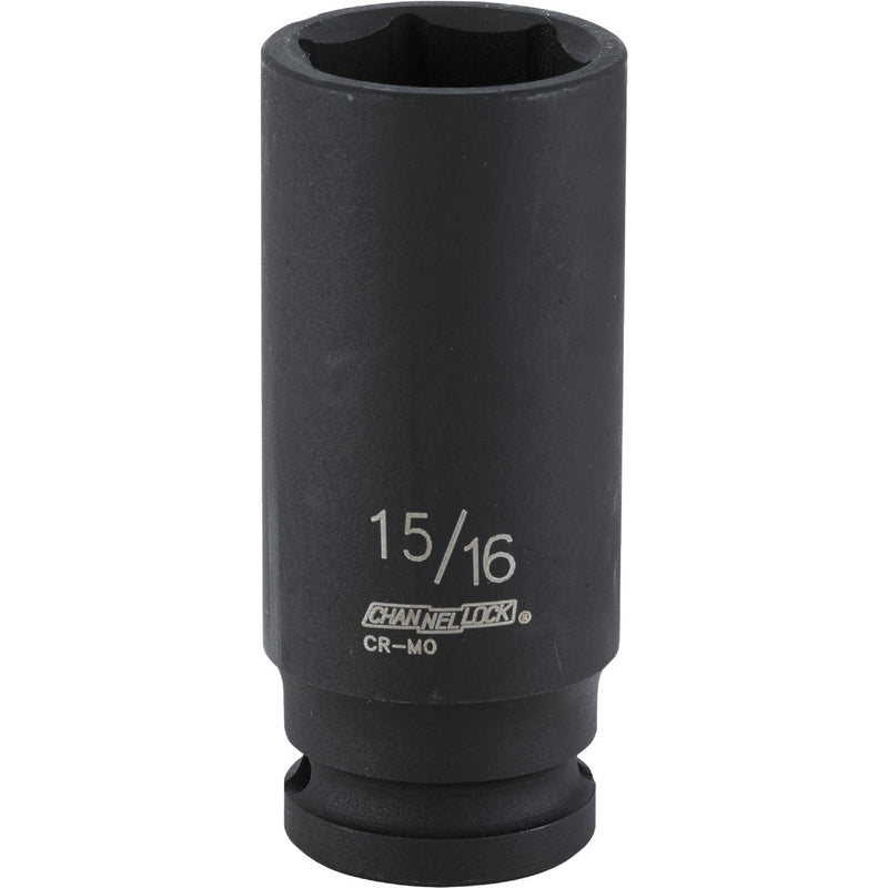 Channellock 1/2 In. Drive 15/16 In. 6-Point Deep Standard Impact Socket