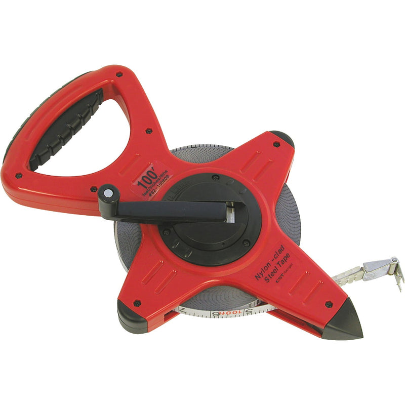 CST/berger 100 Ft. Zip-Line Nylon-Coated Open Reel Tape