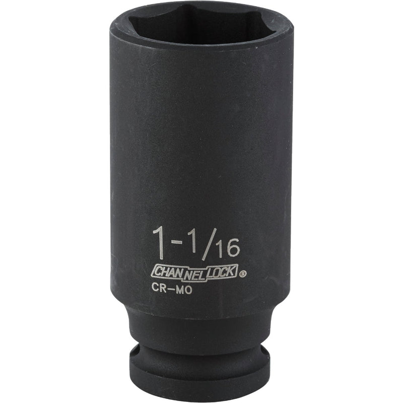 Channellock 1/2 In. Drive 1-1/16 In. 6-Point Deep Standard Impact Socket