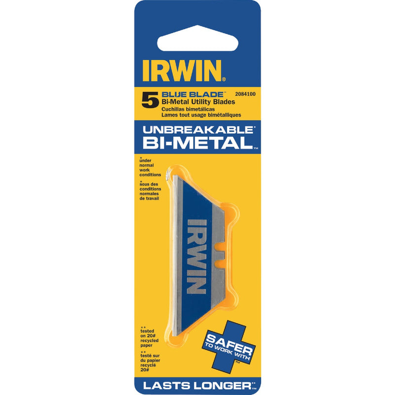 Irwin Blue Blade 2-Point 2-3/8 In. Utility Knife Blade (5-Pack)