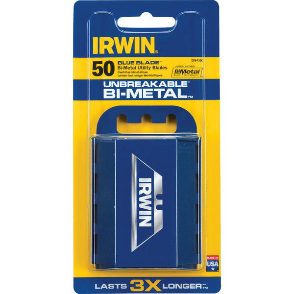 Irwin Blue Blade 2-Point 2-3/8 In. Utility Knife Blade (50-Pack)