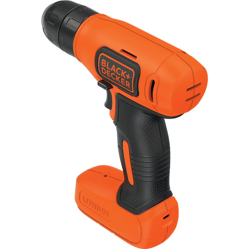 Black & Decker 8-Volt Lithium-Ion 3/8 In. Cordless Drill Kit