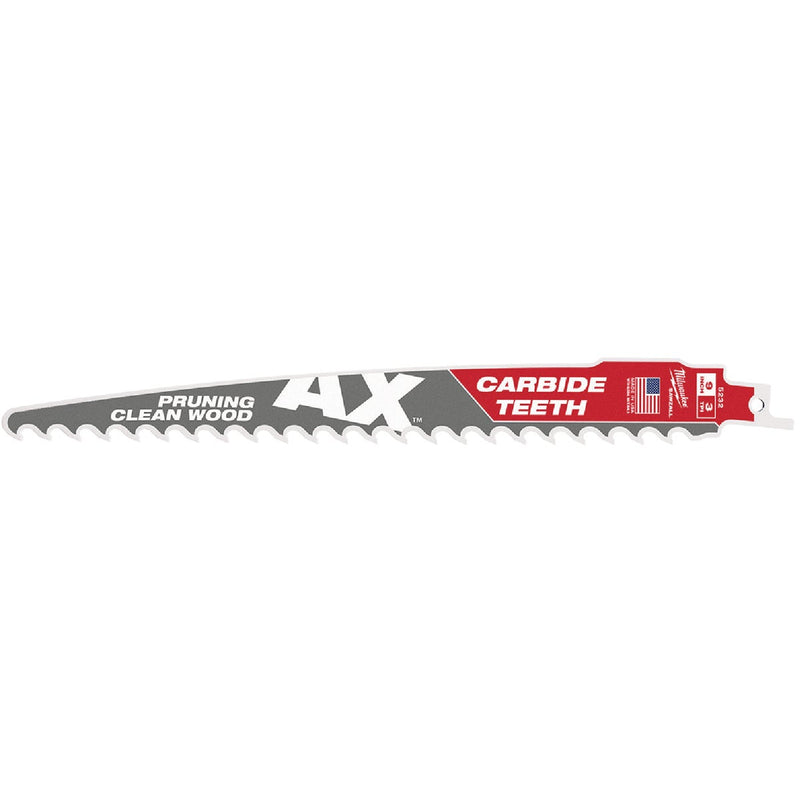 Milwaukee SAWZALL The AX 9 In. 3 TPI Pruning Reciprocating Saw Blade