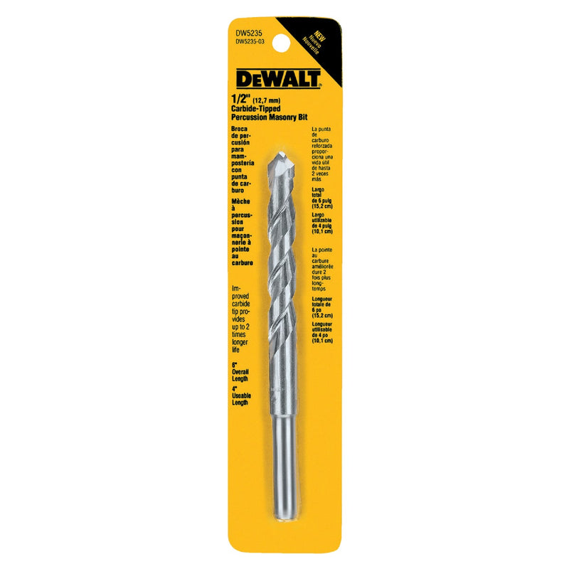 DEWALT 1/2 In. x 6 In. Masonry Drill Bit