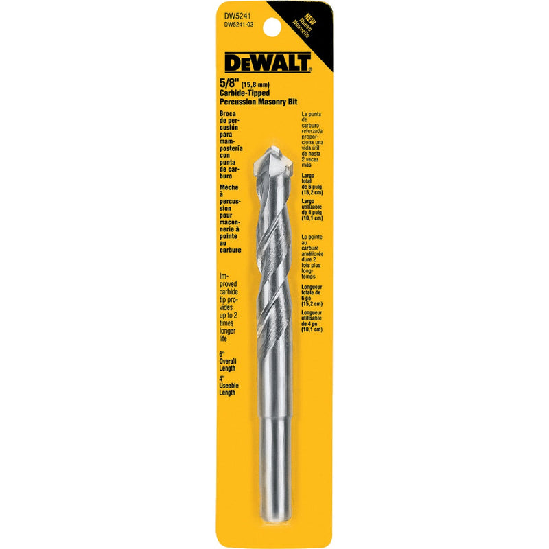 DEWALT 5/8 In. x 6 In. Masonry Drill Bit