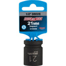 Channellock 1/2 In. Drive 21 mm 6-Point Shallow Metric Impact Socket