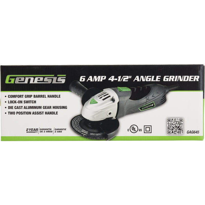 Genesis 6A 4-1/2 In. Angle Grinder