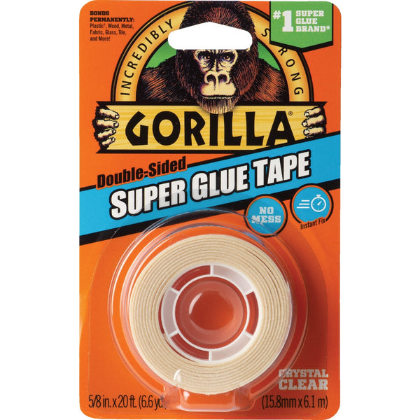 Gorilla 5/8 In. x 20 Ft. Super Glue Tape