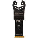 Milwaukee OPEN-LOK 1-1/8 In. Titanium Enhanced Bi-Metal Oscillating Blade