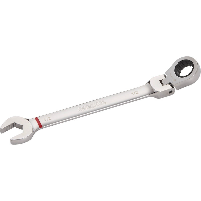 Channellock Standard 1/2 In. 12-Point Ratcheting Flex-Head Wrench