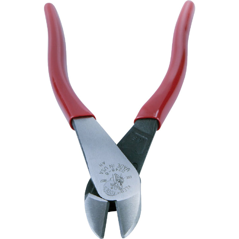 Klein 8 In. High-Leverage Angled Head Diagonal Cutting Pliers