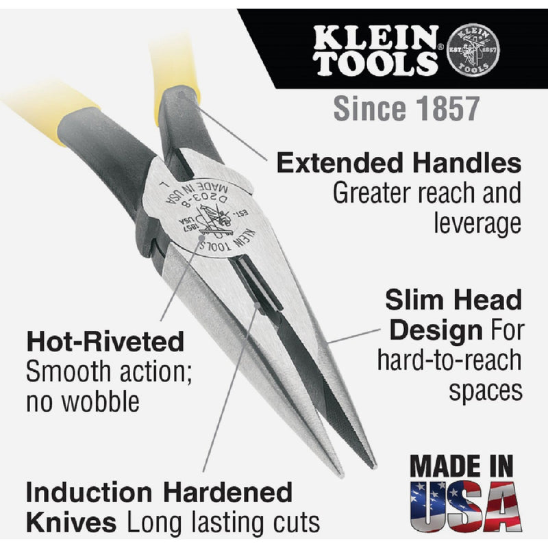 Klein 6 In. Standard Long Nose Pliers