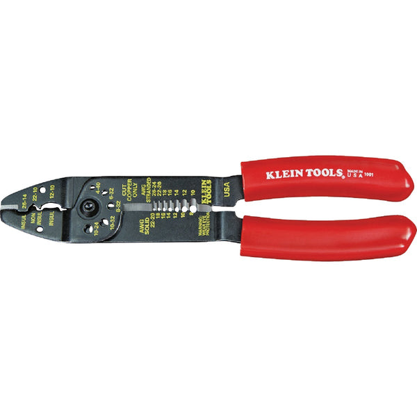 Klein 8-1/2 In. All-Purpose Electrician Crimper & Stripper