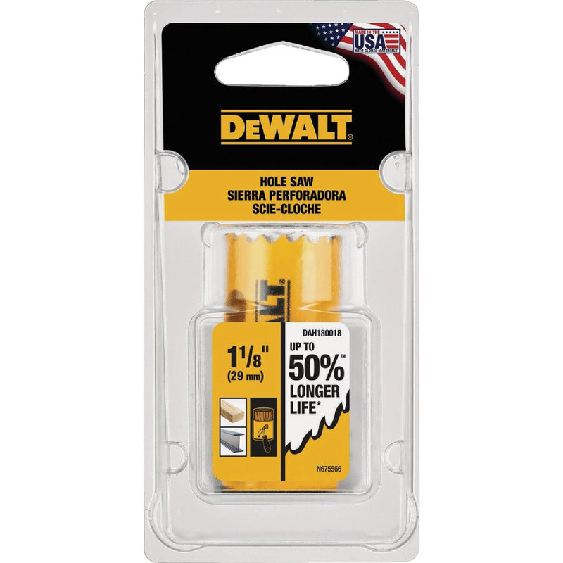 DEWALT 1-1/8 In. Bi-Metal Hole Saw