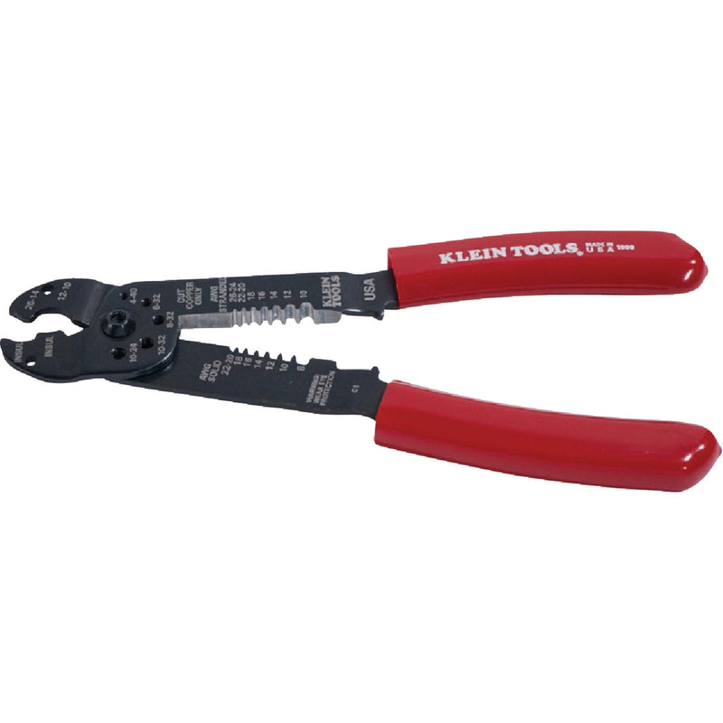 Klein 7-3/4 In. 6-In-1 Multipurpose Crimper & Stripper