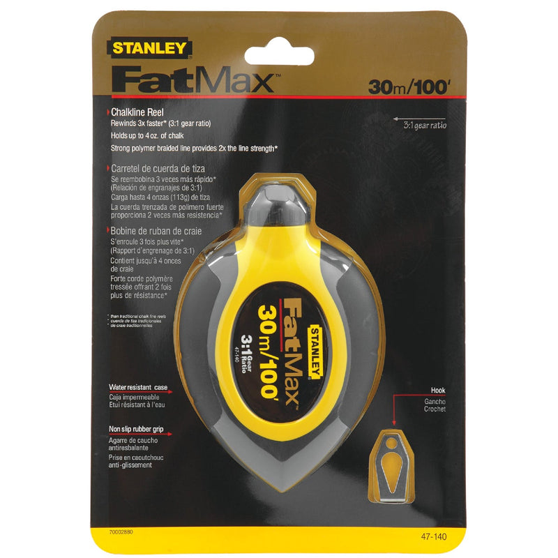 Stanley FatMax 100 Ft. Chalk Line Reel