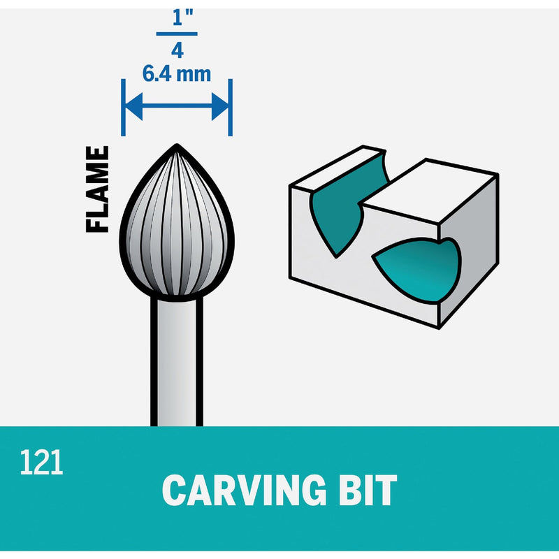 Dremel 1/4 In. High Speed Steel High-Speed Cutter
