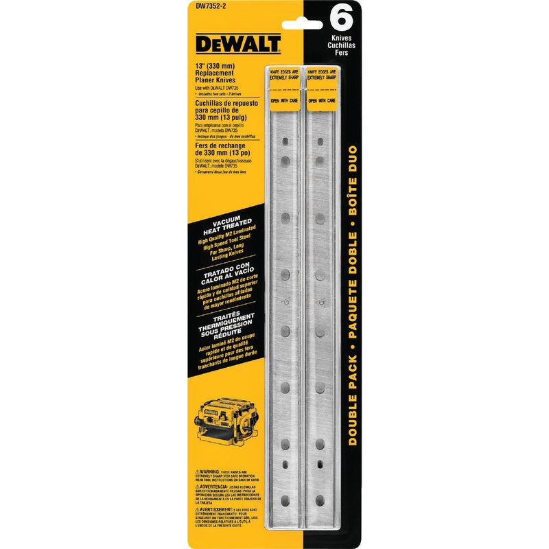 DEWALT 13 In. High Speed Steel Planer Blade (3-Pack)