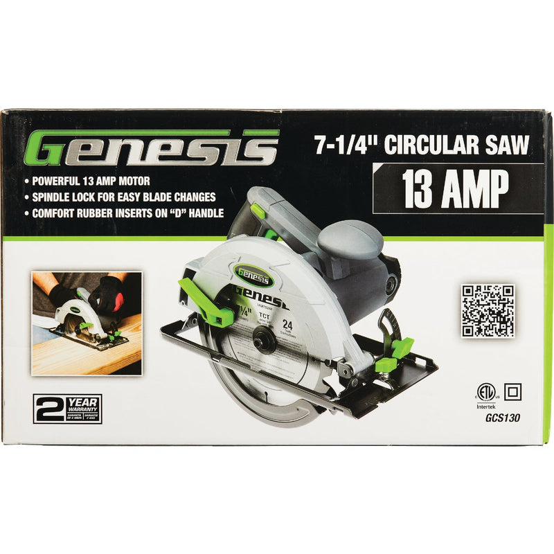 Genesis 13A 7-1/4 In. Circular Saw with Rip Guide