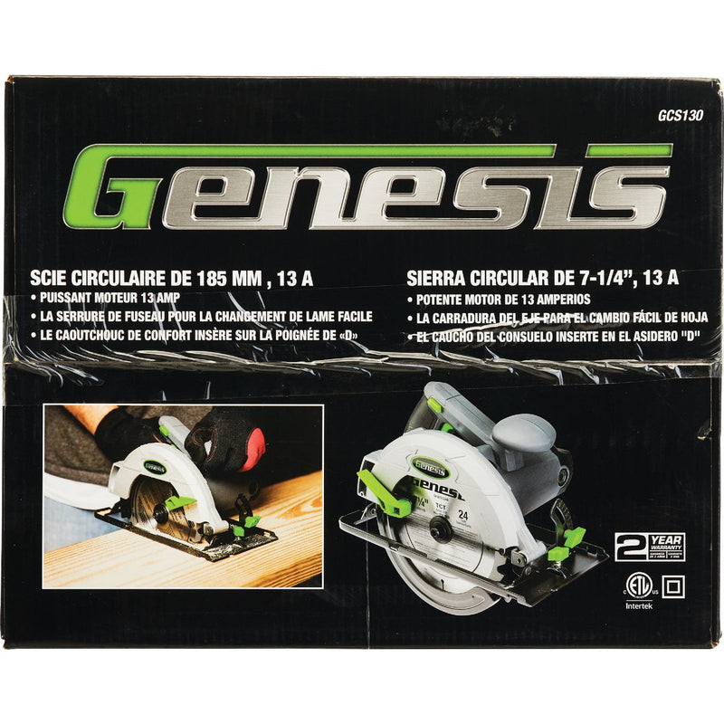 Genesis 13A 7-1/4 In. Circular Saw with Rip Guide