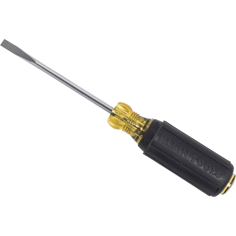 Klein 1/4 In. x 4 In. Cabinet-Tip Slotted Screwdriver