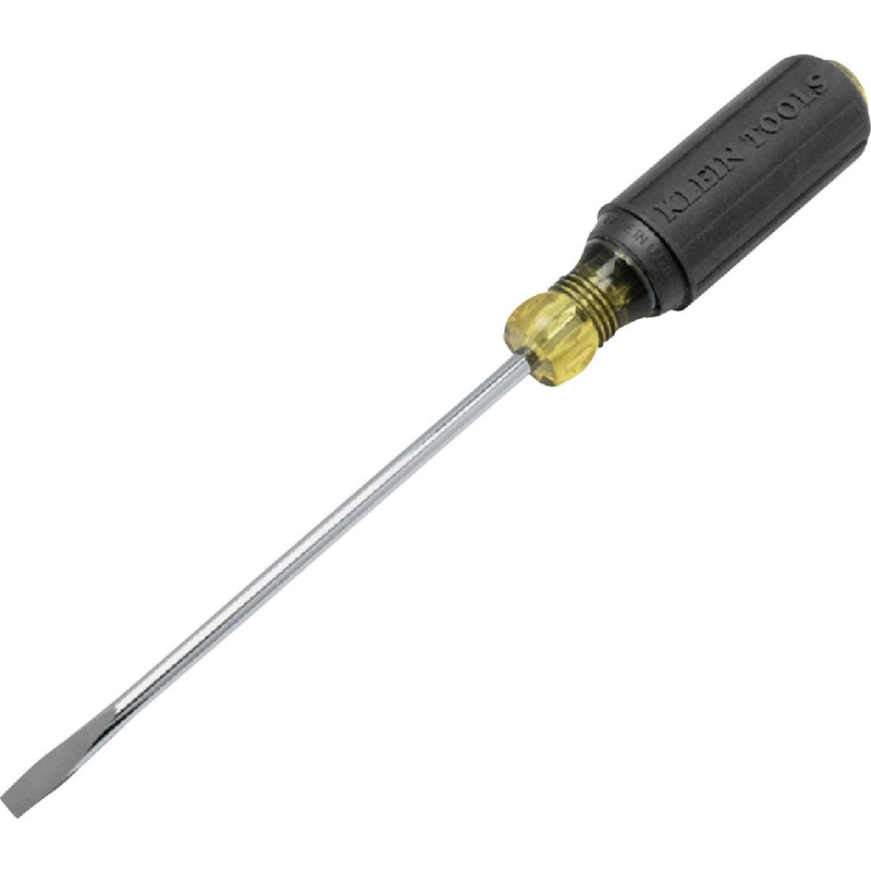 Klein 1/4 In. x 6 In. Cabinet-Tip Slotted Screwdriver