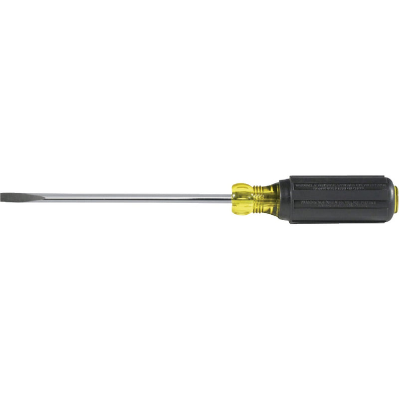 Klein 1/4 In. x 6 In. Cabinet-Tip Slotted Screwdriver