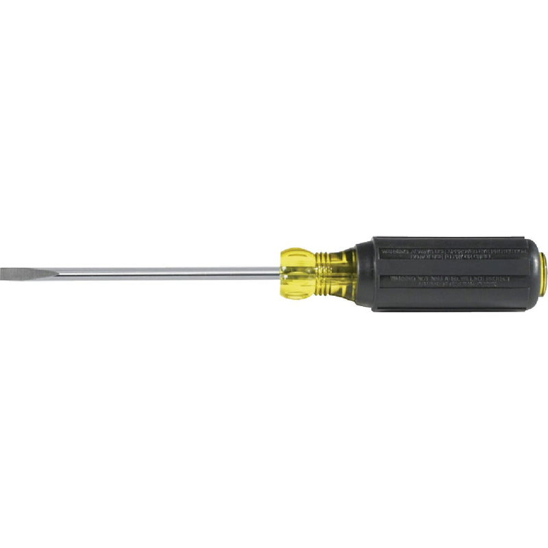 Klein 3/16 In. x 4 In. Cabinet-Tip Slotted Screwdriver