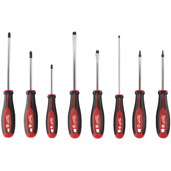 Milwaukee Screwdriver Set with Square Drive (8-Piece)